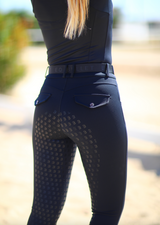 'The Original' Black full grip breeches